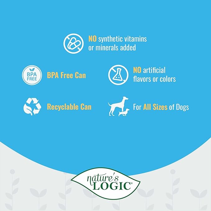 Natures Logic NL00178 Grain-Free Sardine Feast Wet Dog Food, One Size
