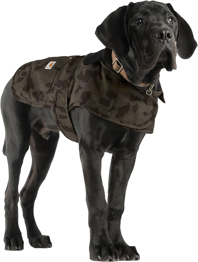 Carhartt Firm Duck Insulated Dog Chore Coat, Duck Camo Tarmac, X-Large