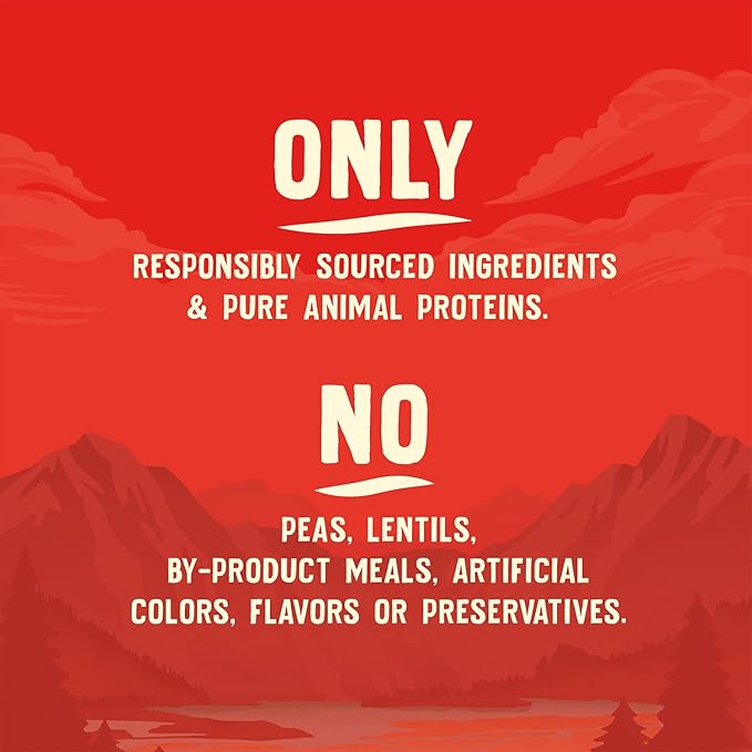 Stella & Chewy's Wild Red Dry Dog Food Raw Blend High Protein Grain & Legume Free Prairie Recipe, 3.5 lb. Bag