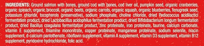 Stella & Chewy's Freeze Dried Raw Savory Salmon & Cod Meal Mixer – Dog Food Topper for Small & Large Breeds – Grain Free, Protein Rich Recipe – 8 oz Bag