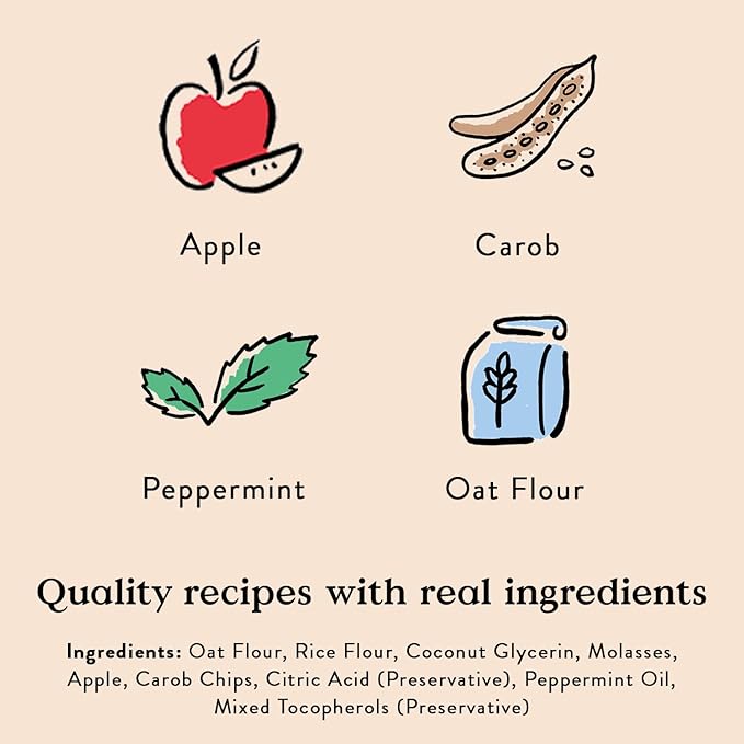 Bocce's Bakery All-Natural, Seasonal, Peppermint Bark Training Bites for Dogs, Wheat-Free, Limited Ingredient Training Treats in Ornament Box, Inspired by Christmas, 2 oz