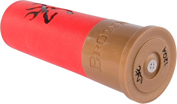 Browning Pet Toys, Durable Dog Toys for Tug and Fetch, Shot Shell Red Squeaker Toy