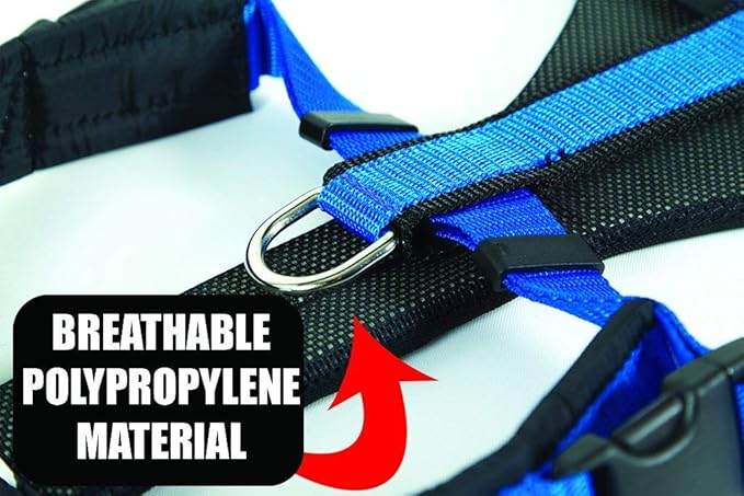 Neewa Dog Running Harness, Dog Hiking Harness (Small, Blue), Reflective Dog Harness, Dog Mushing Harness, Pitbull Harness, Husky Harness
