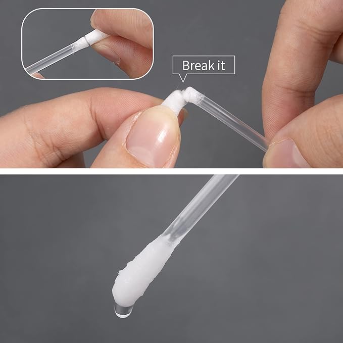 100 Pieces Cotton Buds for Dogs and Cats Pet Cotton Ear Buds Swabs Cotton Dog Ear Cleaning Cotton Swab
