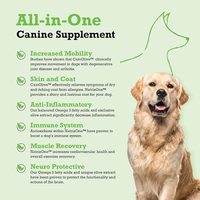 Camelina Oil for Dogs, Dog Skin and Coat Supplement All-Natural Supplements, Support Hearts, Joints, Coats, Skin and Anti-inflammatory Systems, Protective & Maintenance Care, 8 oz