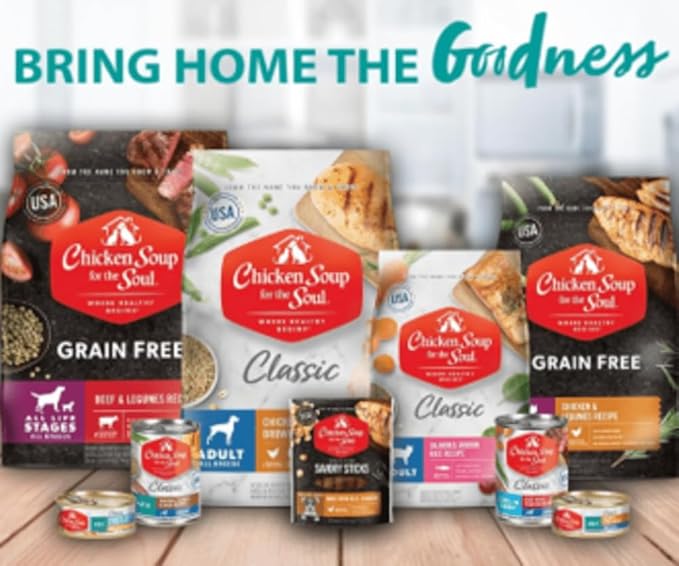 Chicken Soup for the Soul Pet Food Savory Sticks Dog Treats, Chicken, 5 Ounce Bag Soy, Corn & Wheat Free, No Artificial Flavors or Preservatives