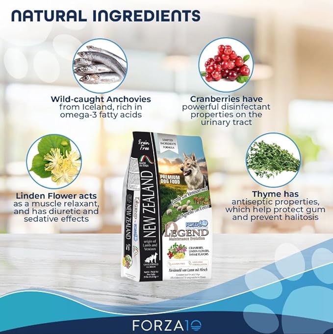 Forza10 Legend Daily Dry Dog Food 25 Pound Gluten Free Grain Free Chicken Free Quality All Natural Veterinarian Recommended Lamb Venison Adult Dogs