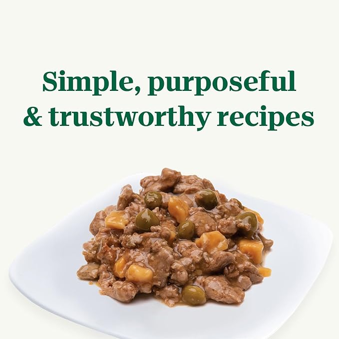 NUTRO PUPPY Grain Free Natural Wet Dog Food Bites in Gravy, Tender Chicken, Sweet Potato & Pea Recipe, 3.5 oz. Trays (Pack of 24)