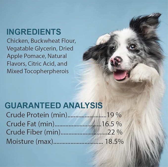 Lil' Bitz Flame Roasted Chicken Training Treats for All Dog Breeds - Low Calories, Grain Free, Natural Ingredients, NASC Compliance - Perfect Reward for Dogs of Every Size (6 Pack)
