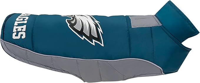 Pets First Pets NFL Licensed Dog & Cat Vest Pet Puffer Down Coat Jacket, Team Color, Medium US