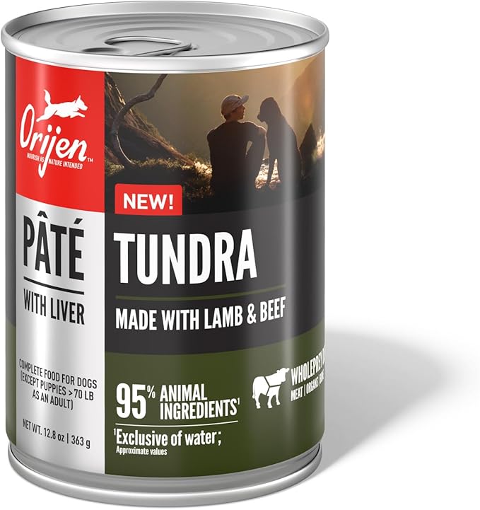 ORIJEN™ Tundra Pâté with Liver Wet Dog Food, Case of 12