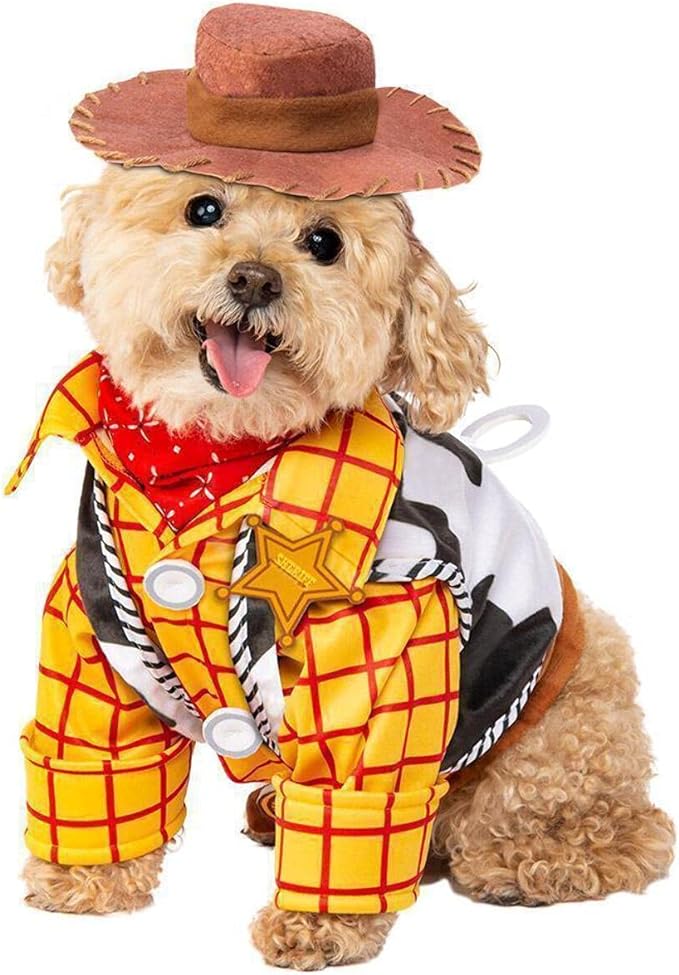 Rubie's Disney: Toy Story Pet Costume, Woody, Medium (200187_M) Multicolor