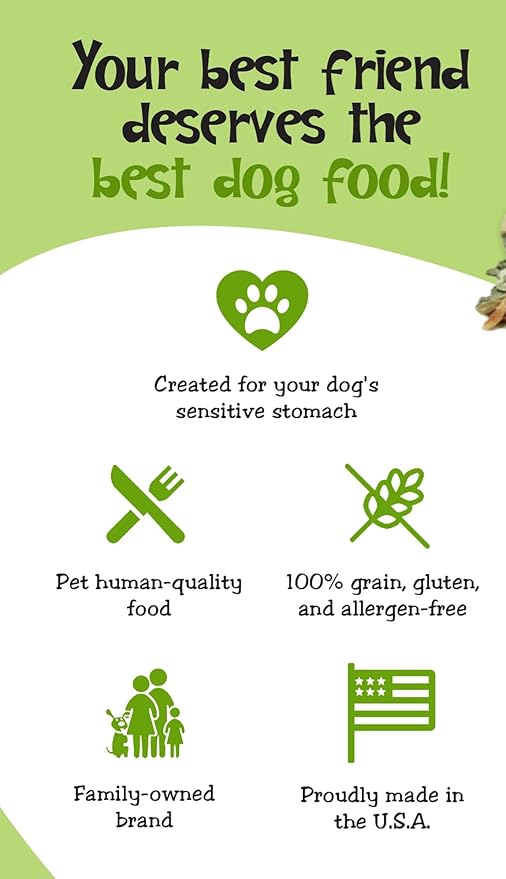 Healthy Dogma - Original PetMix - Grain-Free Human-Grade Food for Small and Large Breeds - for Dogs with Allergies (10 lbs)