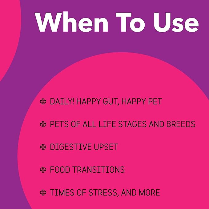In Clover Optagest Organic Prebiotic and Natural Enzyme Powder for Healthy Stools and Less Gas, Without Foreign Probiotics. Immune Support and Digestive Enzymes for Dogs and Cats, 7sticks