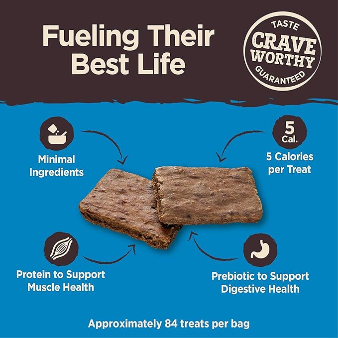 Pure Rewards Natural Grain Free Dog Treats, Soft Jerky Bites, 4-Ounce Bag (Beef & Venison Jerky, (3 Pack) 4-Ounce Bag)