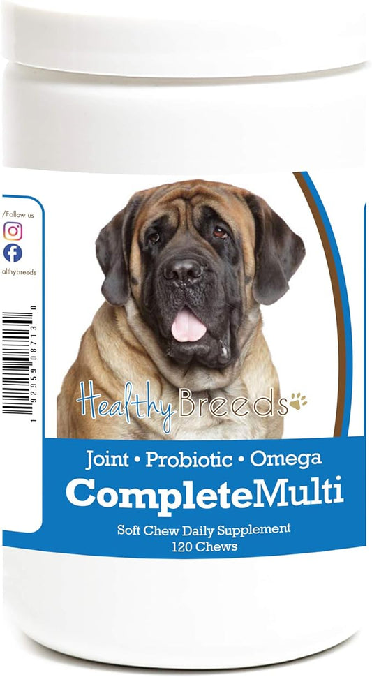 Healthy Breeds Mastiff All in One Multivitamin Soft Chew 120 Count
