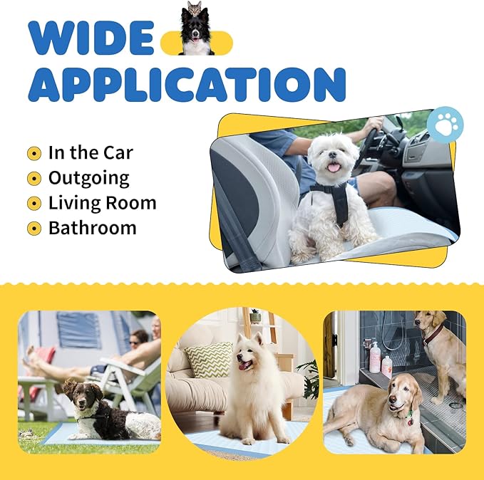 100-Pack X-Large Puppy Pads - 34'' x 28'' Pee Pads for Dogs Potty Training with Leak-Proof Quick-Dry Design, 6-Layer Wee Wee Pads for Dogs