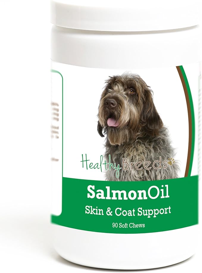 Healthy Breeds Wirehaired Pointing Griffon Salmon Oil Soft Chews 90 Count
