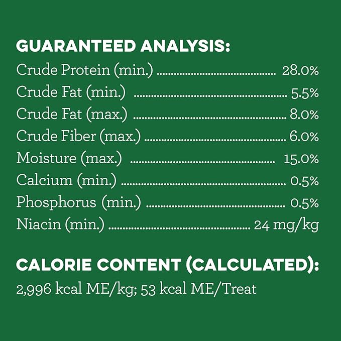 Greenies Original Petite Natural Dental Care Dog Treats, 72 oz. Pack (120 Treats)