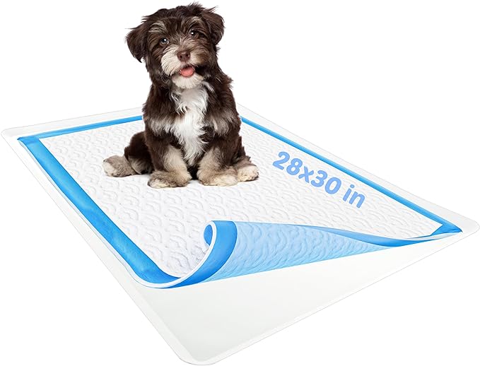 Skywin Dog Pad Holder Tray for 28 x 30 Inches Training Pads (White) - Easy to Clean and Store Perfect for Dog Potty Tray – Silicon Wee Wee Pad Holder, No Spill Pee Pad Holder for Dogs