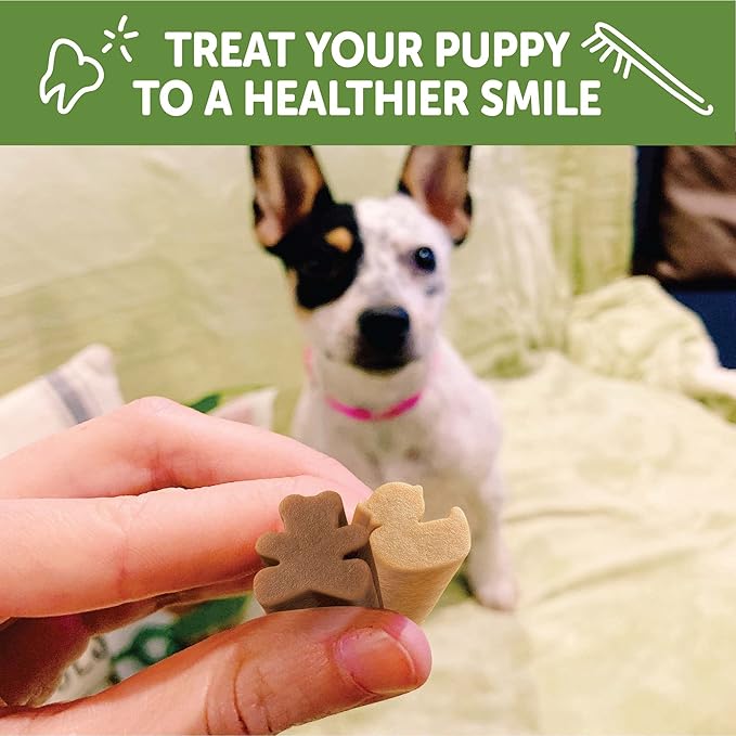 WHIMZEES by Wellness Puppy Natural Dental Chews for Dogs, Long Lasting Treats, Grain-Free, Freshens Breath, Extra Small/Small Breed, 30 count , 7.90 Ounce (Pack of 1)
