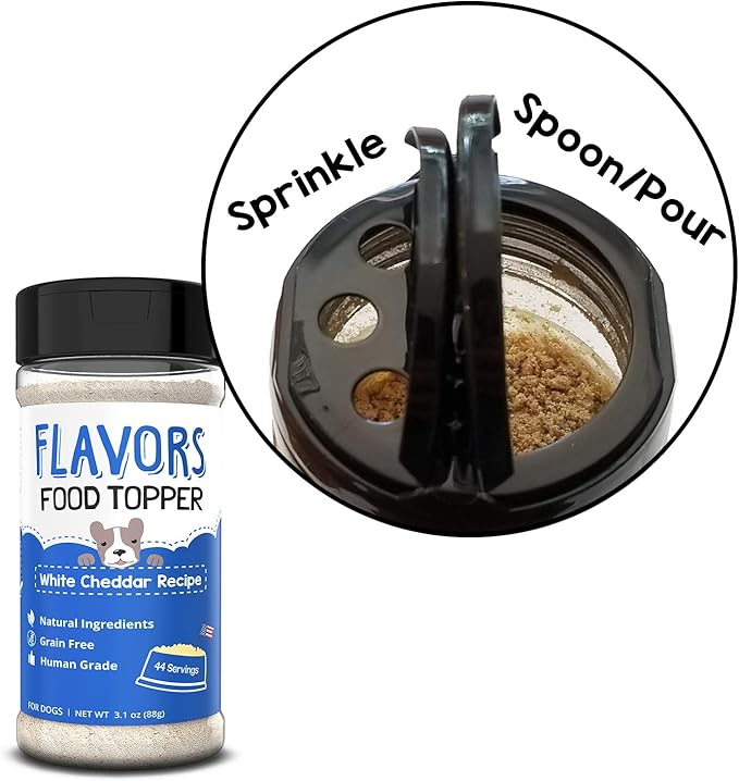 Flavors Food Topper for Dogs - All 4 Recipes Gift Pack - Natural, Grain Free - Perfect Seasoning, Gravy, and Kibble Sprinkle for Picky Dog- 3.1oz Bottles
