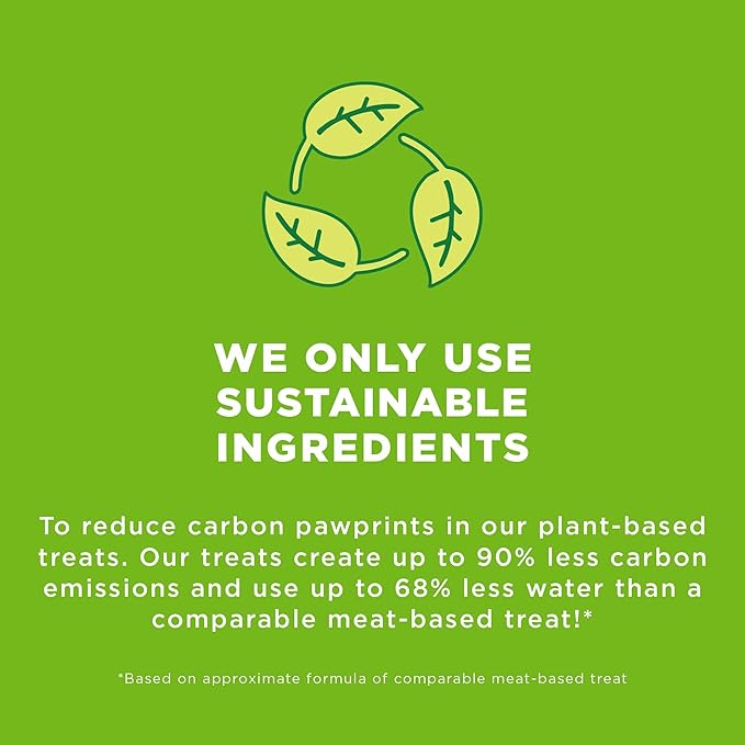 | Plant-Based Vegan Training Treats - 5oz | Sustainable Natural Clean Label Hypoallergenic Allergy-Friendly | Low-Calorie Soft Veggie Dog Treats | Made in USA (Better Bac'n)…