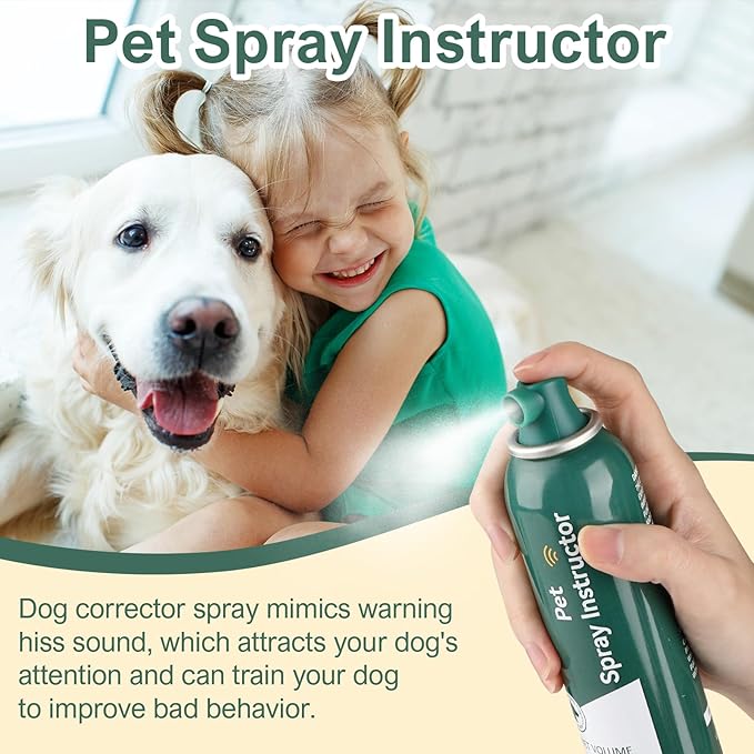 Dog Corrector Spray for Dogs, 130ml. Dog Corrector Dog Trainer. Stops Barking, Jumping Up, Place Avoidance, Food Stealing, Dog Fights, Attack, Unwanted Behavior. Easy to Use. Safe, Humane, Effective.