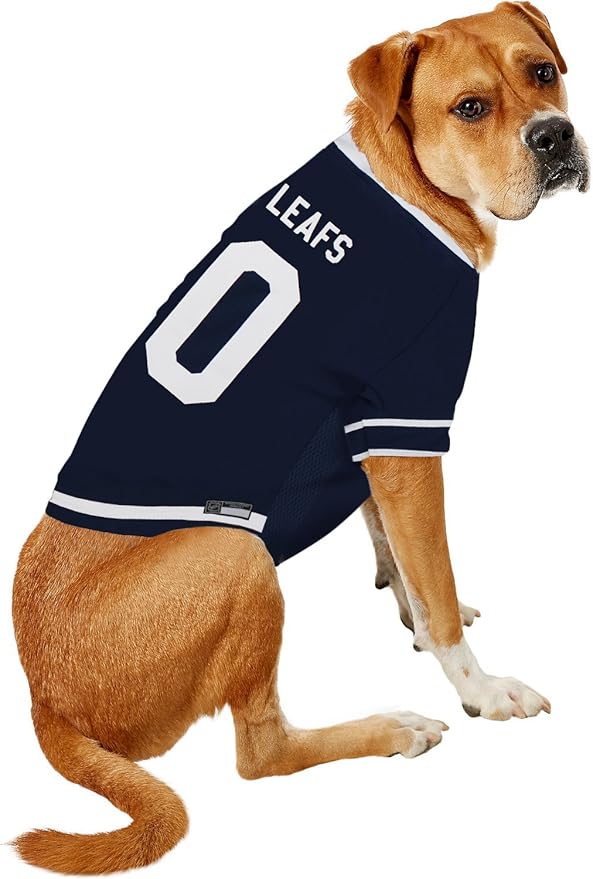 Pets First NHL Toronto Maple Leafs Jersey for Dogs & Cats, X-Large. - Let Your Pet Be A Real NHL Fan!