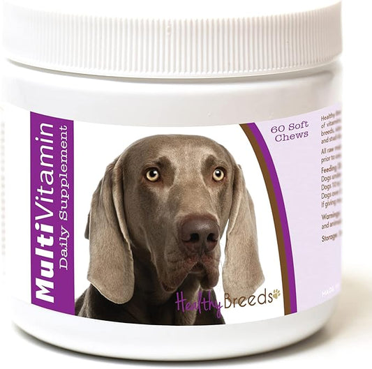 Healthy Breeds Weimaraner Multi-Vitamin Soft Chews 60 Count