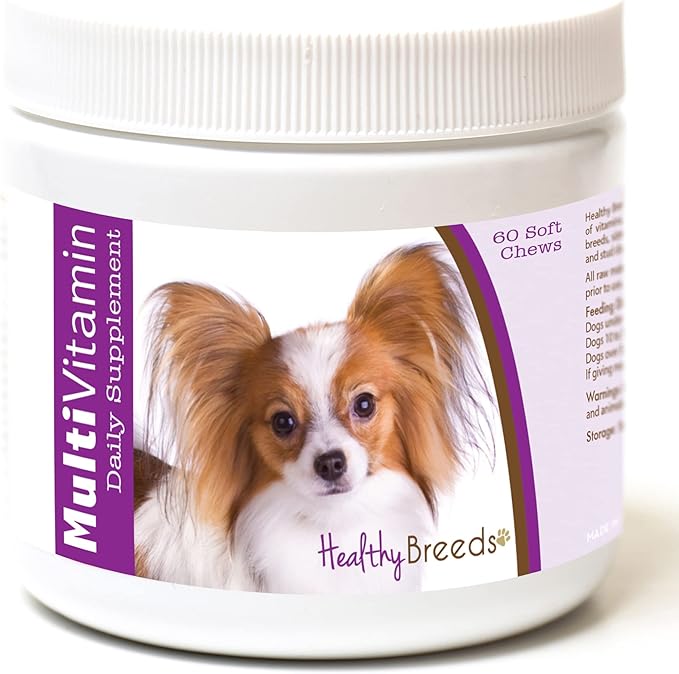 Healthy Breeds Papillon Multi-Vitamin Soft Chews 60 Count