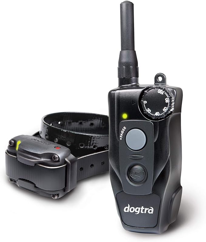 Dogtra 200C Remote Training E-Collar - 1/2 Mile Range - Static, Vibration, Low-Medium Output, Adjustable Levels, Waterproof, Electric Dog Collar for Basic Obedience Training of Small, Medium Dogs