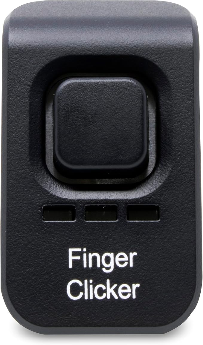 Educator Dog Training Finger Clicker with Audible Sound for Positive Reinforcement, Behavior and Obedience Pet Trainer, Yellow