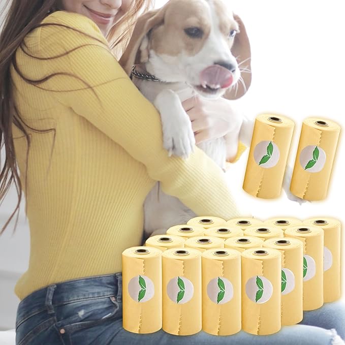 A&H ZIER Poop Bags Holder with Portable Colorful Lanyard, Soft-touch Dog Poop Bags Dispenser Dog Waste Bags, Compatible with any Dog Walking Accessories