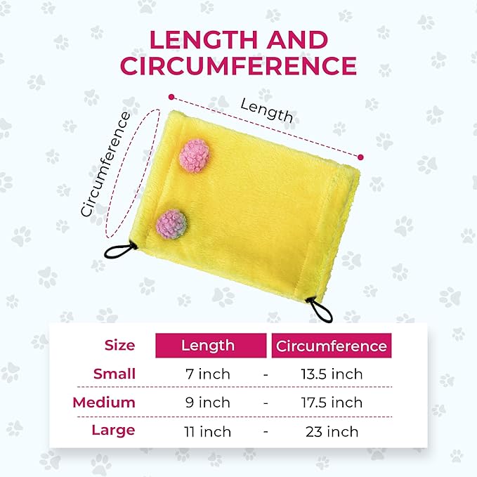 Adjustable Dog Noise Cancelling Ear Muffs Noise Protection - No Flap Ear Wraps for Dogs - Snoods Dog Headband Ear Covers for Anxiety Relief, Thunderstorms, Fireworks & Grooming (Yellow, Small)