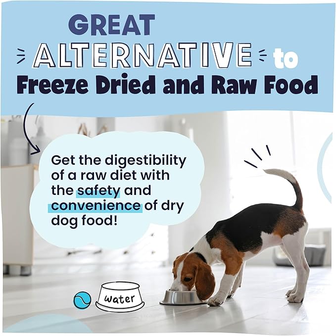 Pawstruck All Natural Air Dried Dog Food w/Real Fish- Grain Free, Made in USA, Non-GMO & Vet Recommended - High Protein Limited Ingredient Wholesome Full-Feed - for All Breeds & Ages - 2lb Bag