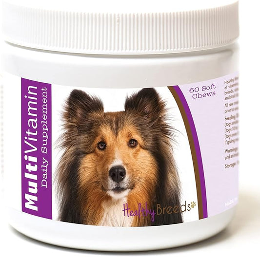 Healthy Breeds Shetland Sheepdog Multi-Vitamin Soft Chews 60 Count