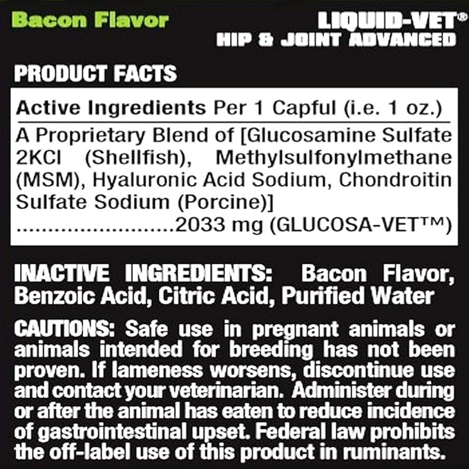 K9 Hip & Joint Advanced Formula, Bacon Flavor, 8 oz BOGO Trial Pack