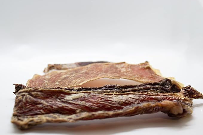 Ovine Jerky - Lamb Steak Treats for Dogs|Organic, All Natural, Single Ingredient, No Preservatives - Made in Oklahoma - 4oz - Unique Product