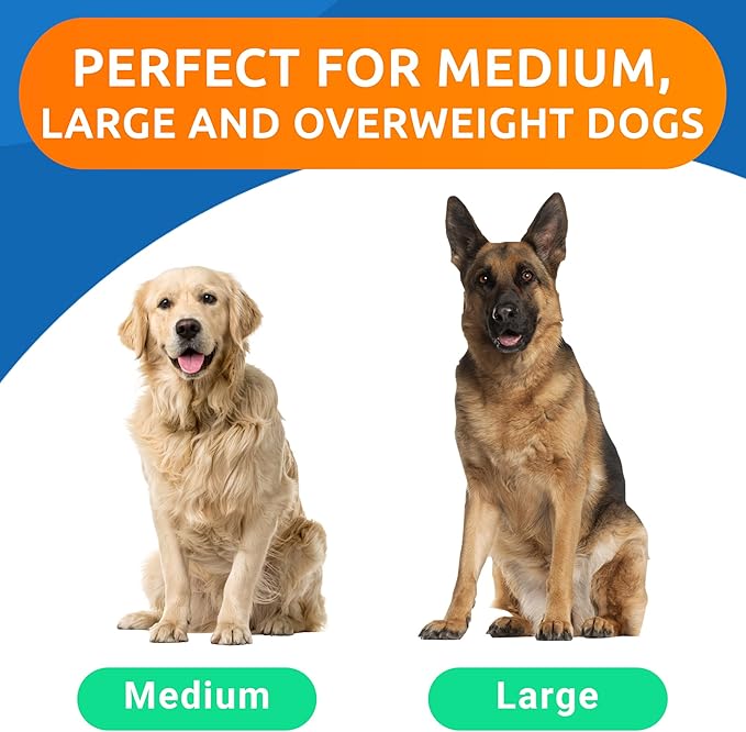 Hemp + Glucosamine Treats for Large Dogs - Natural Joint Pain Relief - Hip & Joint Supplement w/MSM + Chondroitin + Hemp Oil + Omega 3 - Joint Pain Relief - Made in USA - Chicken Flavor - 360 Chews
