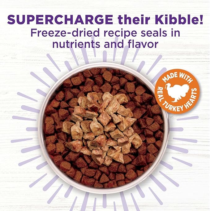 Bundle (4) Wellness CORE Bowl Boosters Freeze-Dried Dog Food Mixer or Topper (2) Bare Turkey (2) Bare Beef with AuroraPet Wipes