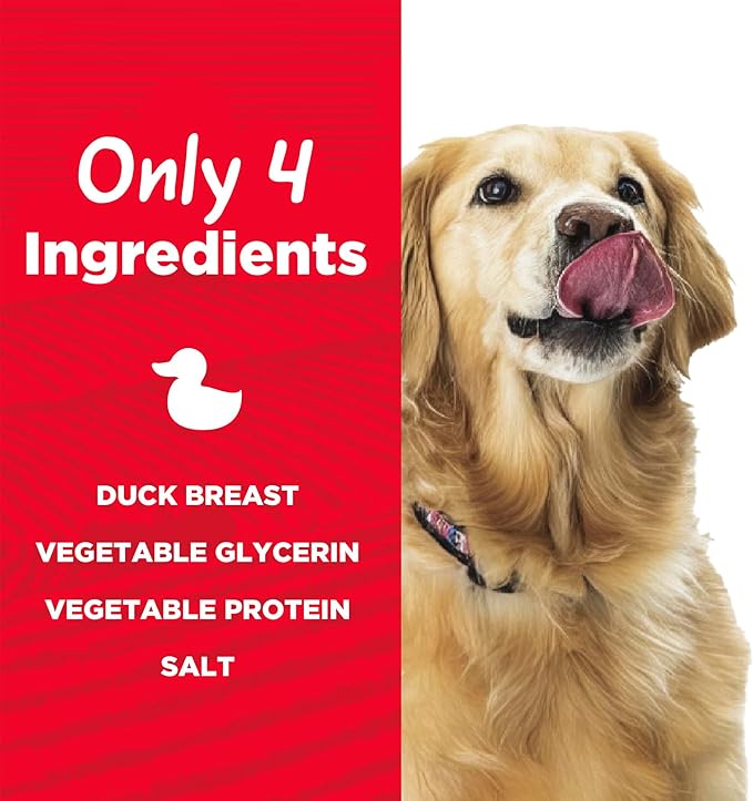 Country Kitchen Duck Jerky Tender Dog Treats, High Protein, Low Fat, No Artificial Colors, 16 oz