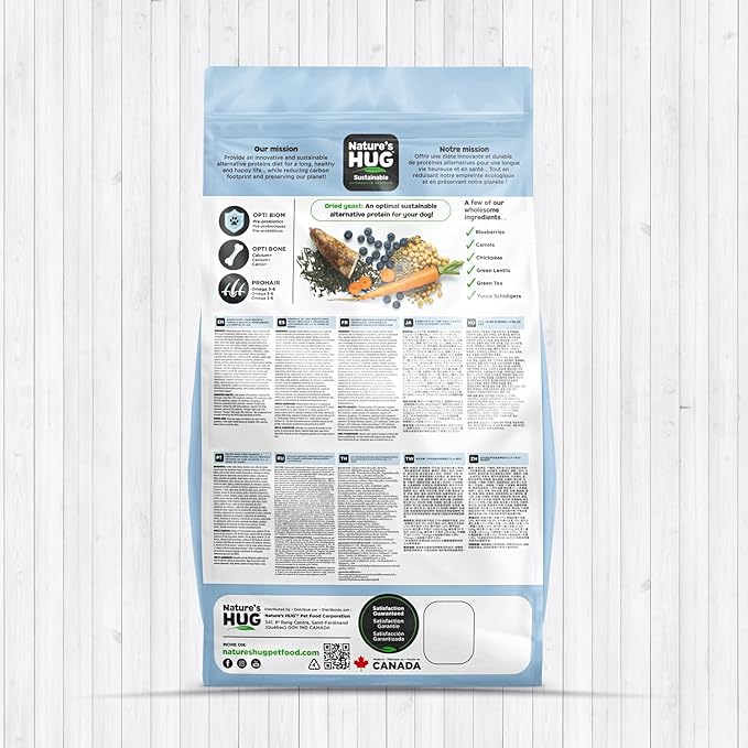 Nature's HUG Medium and Large Breed Puppy Dry Food, 20 lb., Natural Non-GMO, Grain Free, and Hypoallergenic, High Protein with Probiotics and Prebiotics, Supports Puppies 2-14 Months
