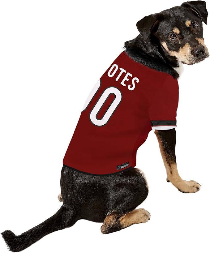 Pets First NHL Arizona Coyotes Jersey for Dogs & Cats, X-Large. - Let Your Pet Be A Real NHL Fan!