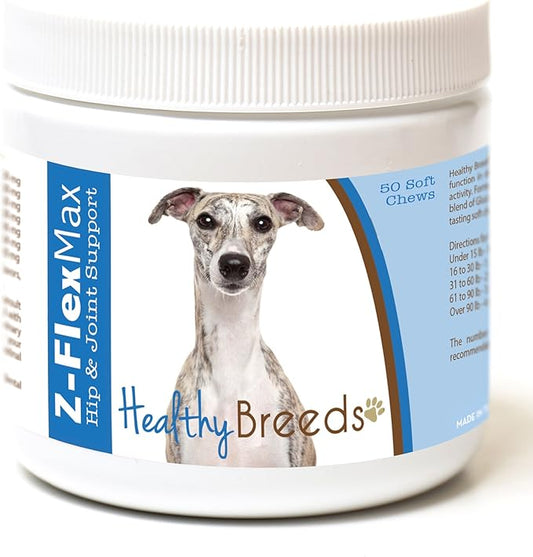 Healthy Breeds Whippet Z-Flex Max Hip and Joint Soft Chews 50 Count