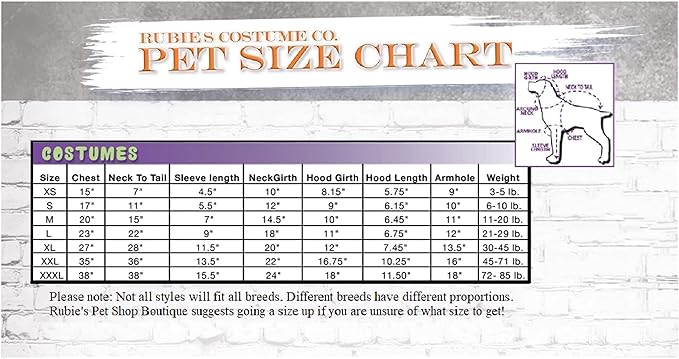 Rubie's Walking Pirate Pet Costume, Medium