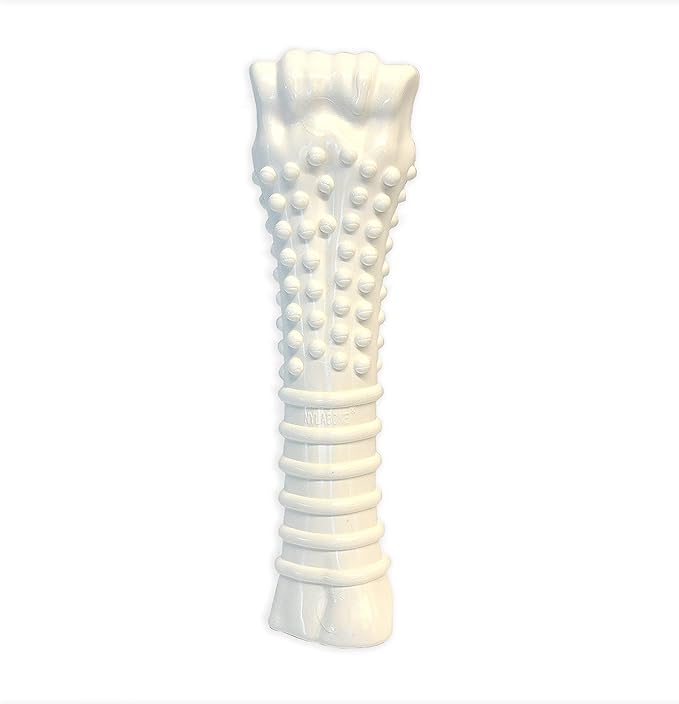 Nylabone Power Chew Textured Femur Bone Chew Toy for Dog, Indestructible Dog Toys for Aggressive Chewers Large Breed, Chicken Flavor, X-Large/Souper (1 Count)