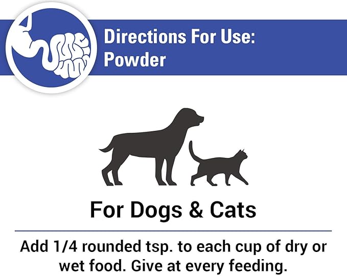 Vet Classics Protegrity EZ Probiotic Health Supplements for Dogs, Cats – Dog Digestive Support, Pet Gastrointestinal Health, Cat Stomach, Intestinal Balance – Pet Enzymes – 4 Oz. Powder