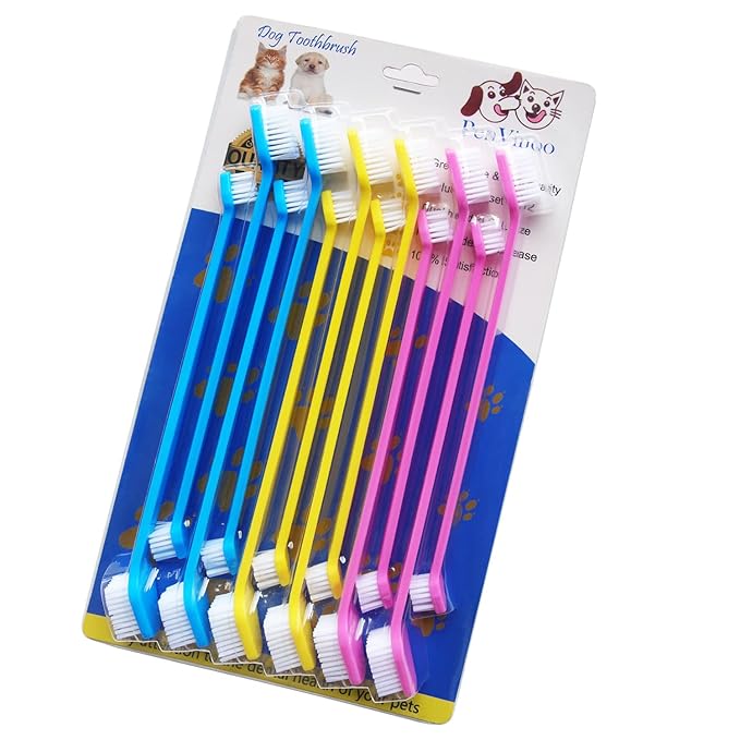 20 PCS Pet Dog Soft Toothbrush Dog Toothbrush Finger Toothbrush pet Toothbrush Small to Large Dogs