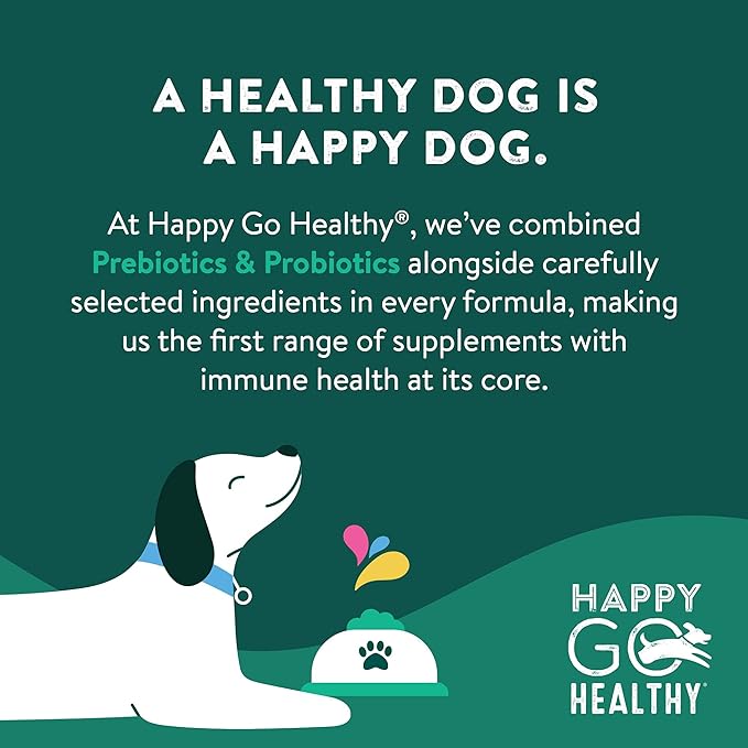 Skin & Coat Supplements for Dogs | Probiotic & Prebiotic Benefits with Wild Salmon Omega 3s to Help Your Dog Shine from The Inside Out | All Breeds, Ages and Sizes | 21 Count